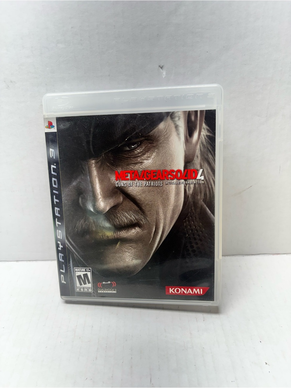 Metal Gear Solid 4: Guns of the Patriots - Black PlayStation 3 Case